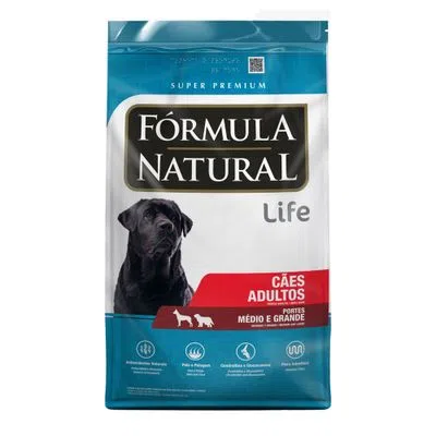 Ração Fórmula Natural Life Para Cães Adultos