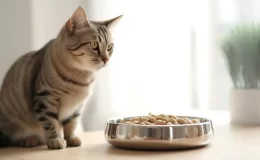 gato não quer comer