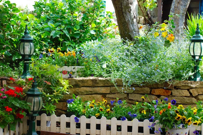 jardim canteiro de muro 