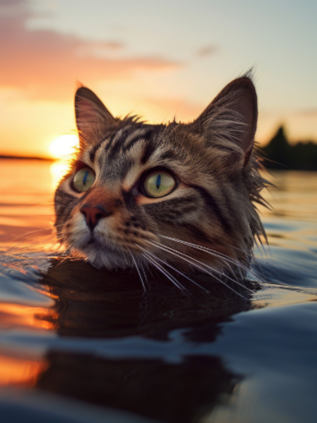 Gatos sabem nadar?