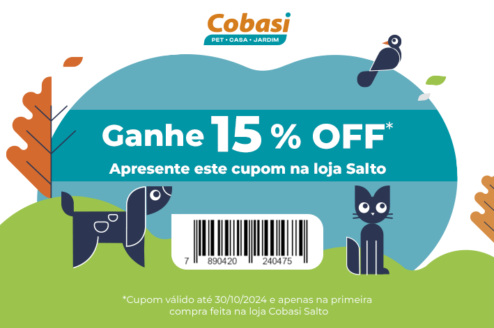 voucher de desconto cobasi salto