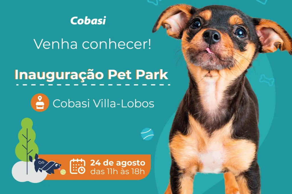 flyer inauguração pet park vila lobos