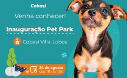 flyer inauguração pet park vila lobos