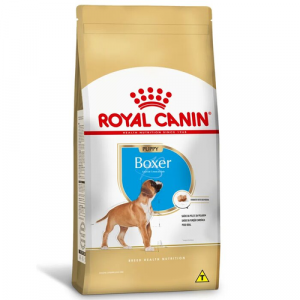 embalagem de ração para boxer puppy royal canin