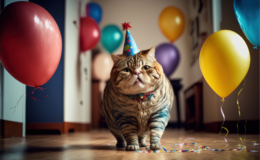 aniversário de gato